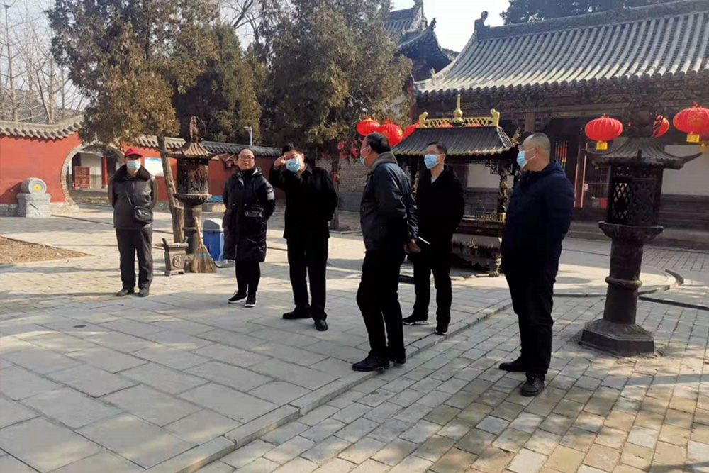 长治市博物馆对观音堂、上党门进行节前安全检查